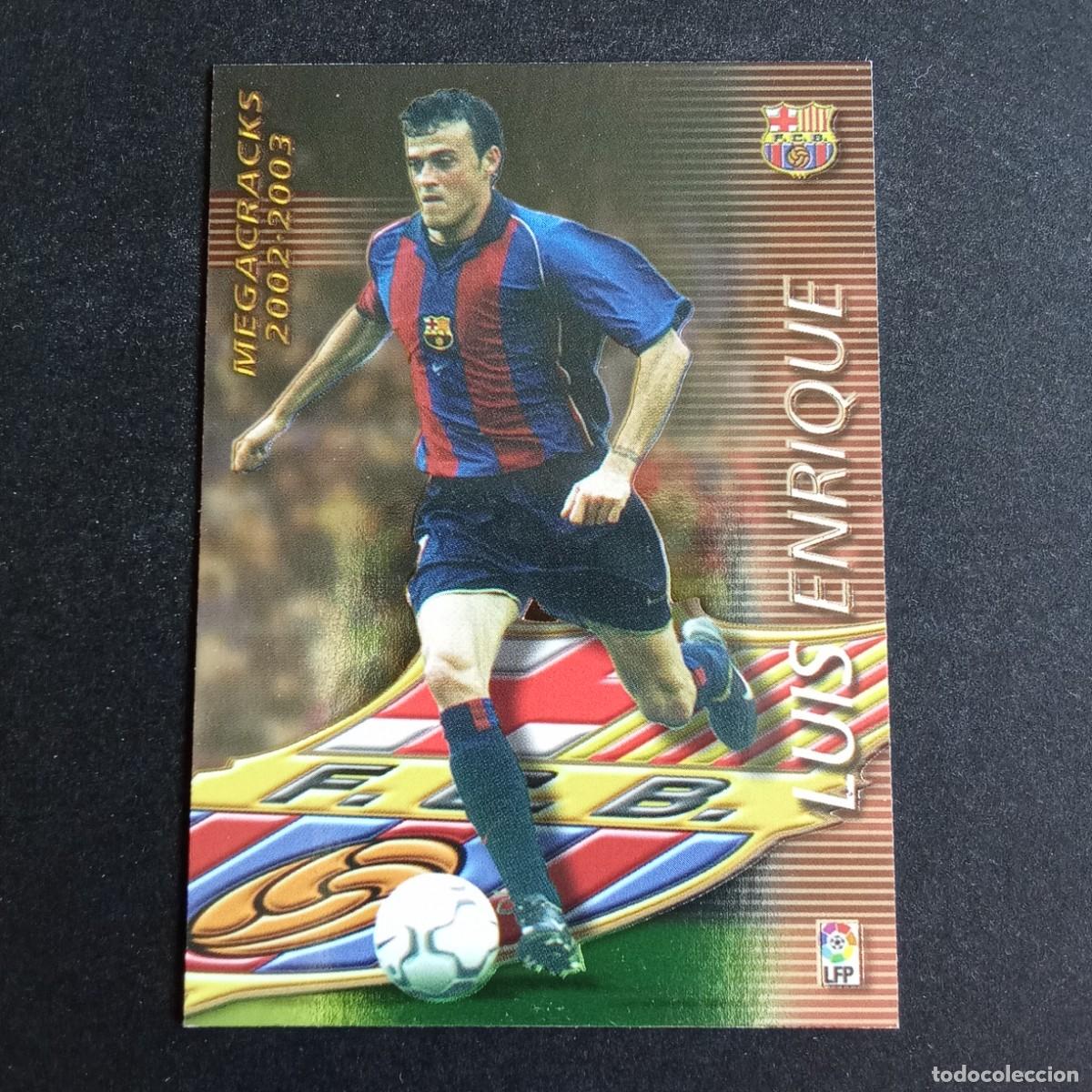 Cromos de f&uacute;tbol: 369 LUIS ENRIQUE BARCELONA LIGA 2002 2003 02 03 MEGAFICHAS PANINI