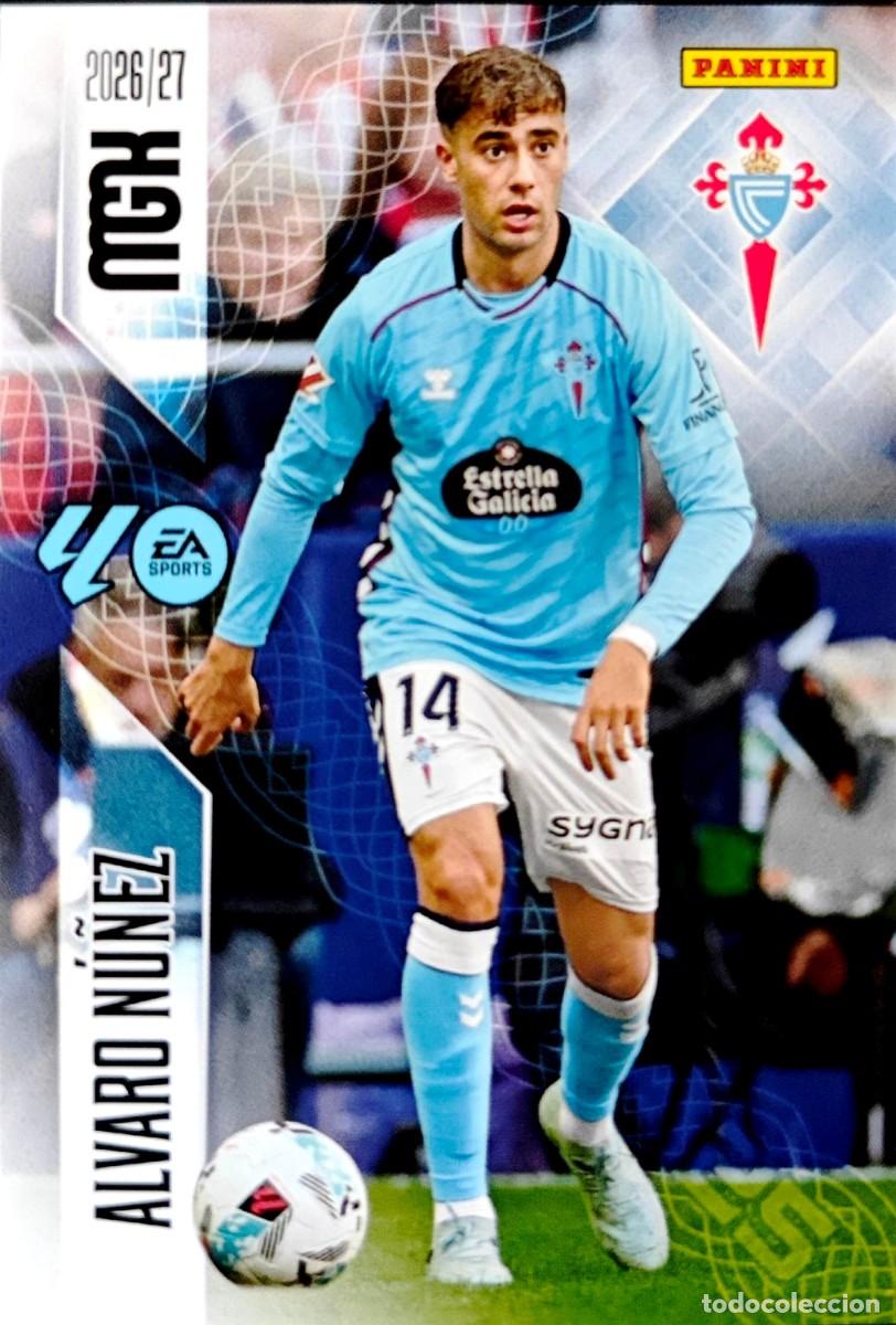 Cromos de f&uacute;tbol: 113 Alvaro Nu&ntilde;ez - Real Club Celta de Vigo - PANINI Megacracks MGK 2026 2027 26 27