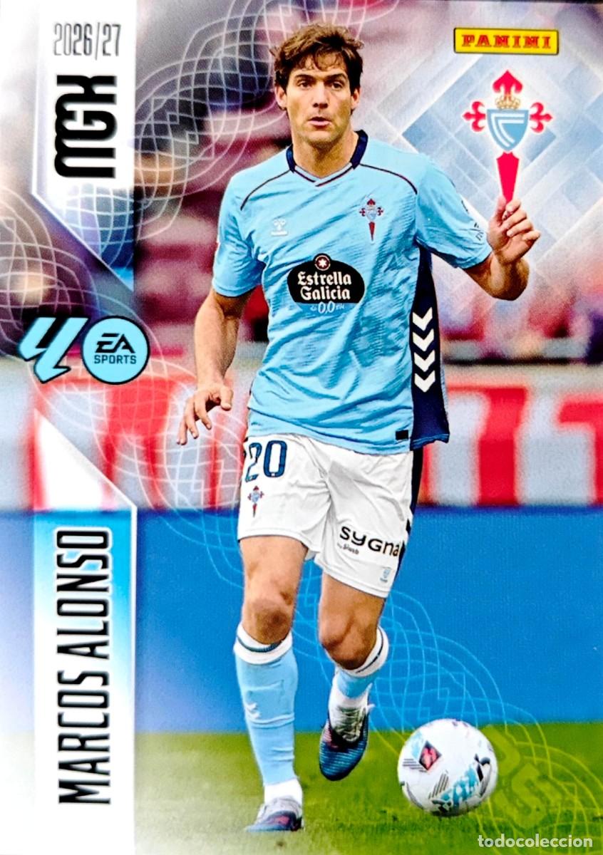 Cromos de f&uacute;tbol: 116 Marcos Alonso - Real Club Celta de Vigo - PANINI Megacracks MGK 2026 2027 26 27