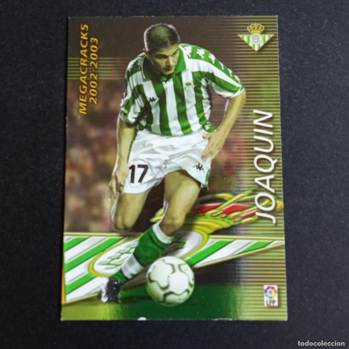 Cromos de f&uacute;tbol: 371 JOAQUIN BETIS LIGA 2002 2003 02 03 MEGAFICHAS PANINI