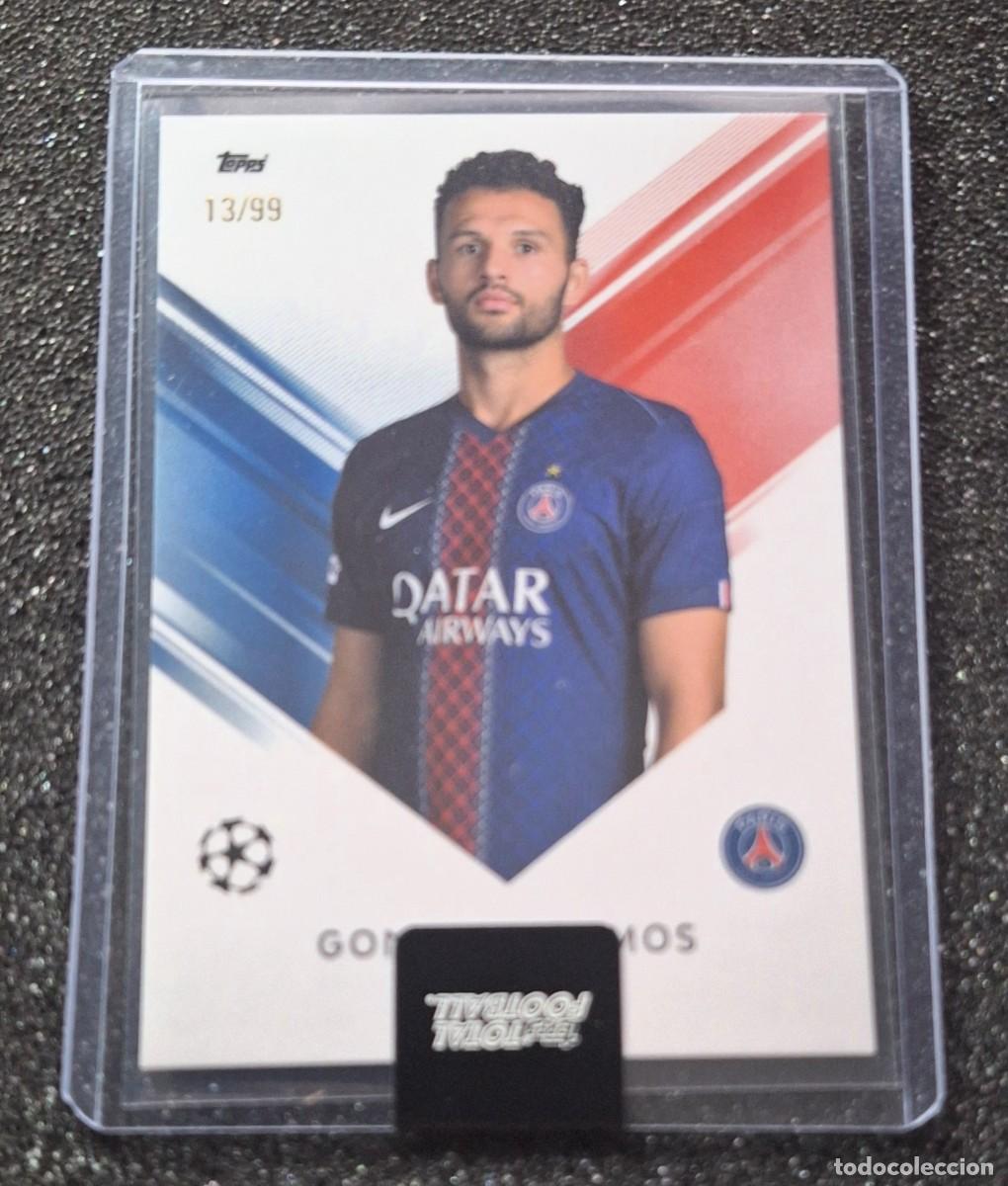 Figurine di Calcio: Goncalo Ramos Paris Saint-Germain PSG Topps Total Football 13/99