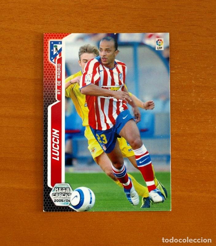 Figurine di Calcio: Atl&eacute;tico de Madrid -N&ordm; 46 Luccin -Megacracks Las Fichas Liga 2005-2006-05-06 Mega Cracks Panini