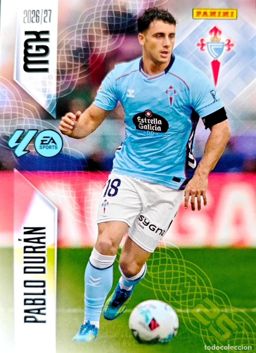 Cromos de f&uacute;tbol: 123 Pablo Duran - Real Club Celta de Vigo - PANINI Megacracks MGK 2026 2027 26 27
