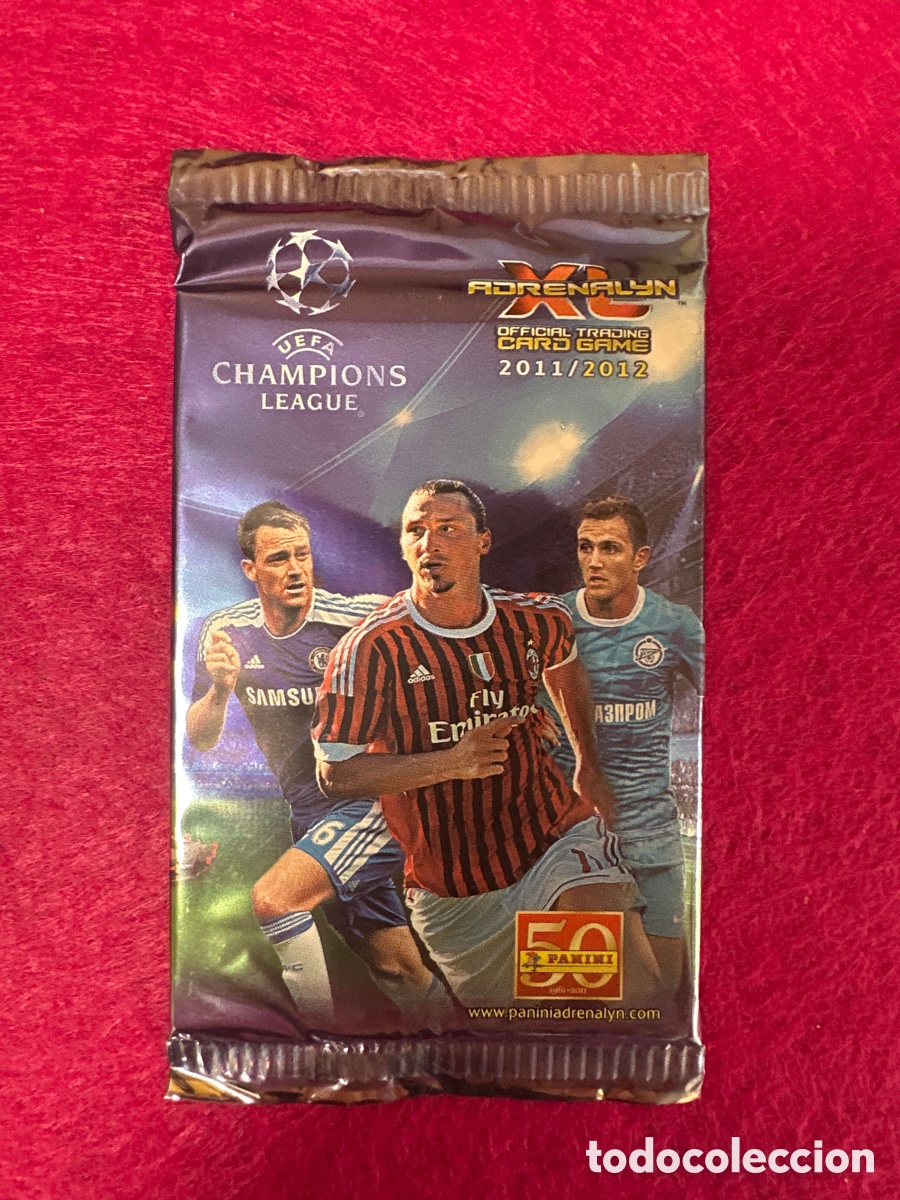 Figurine di Calcio: SOBRE SIN ABRIR(MODELO IBRAHIMOVIC)CHAMPIONS LEAGUE 2011-2012 11 12 PANINI TRADING CARDS