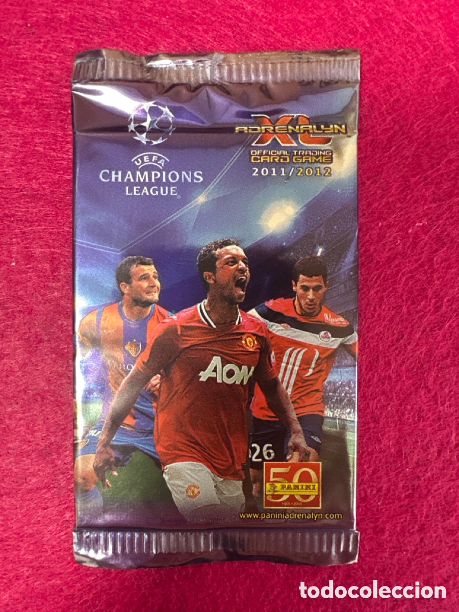 Cromos de f&uacute;tbol: SOBRE SIN ABRIR(MODELO NANI)CHAMPIONS LEAGUE 2011-2012 11 12 PANINI TRADING CARDS