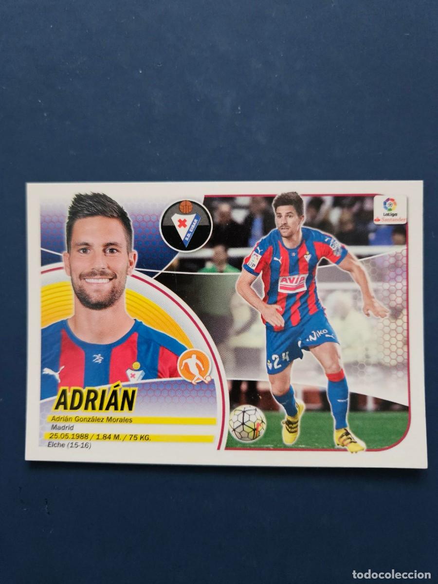 Cromos de f&uacute;tbol: N&ordm; 12 ADRIAN EIBAR LOGO NUEVO LIGA ESTE 16 17 2016 2017 SIN PEGAR NUNCA PEGADO