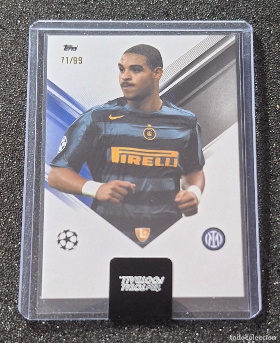 Cromos de f&uacute;tbol: Adriano Inter Milan Topps Total Football 71/99
