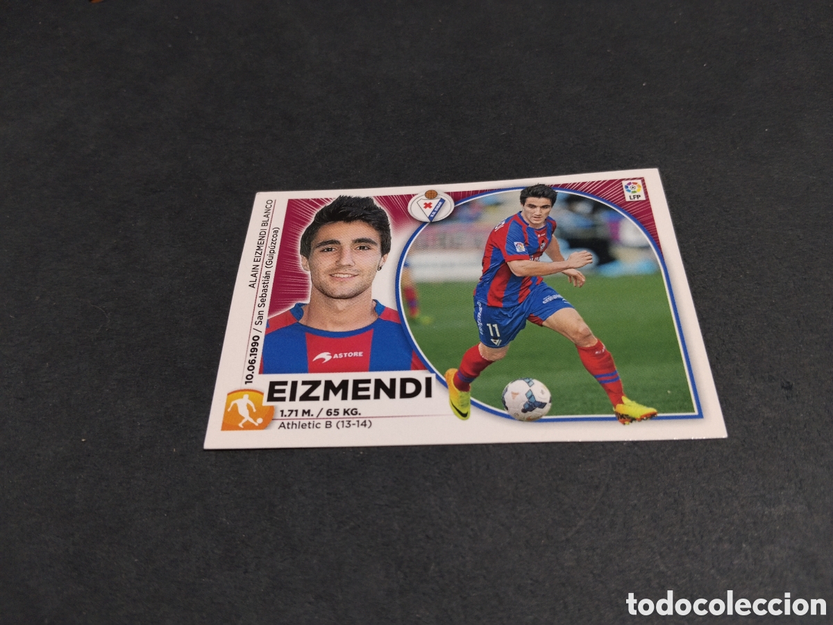 Cromos de f&uacute;tbol: Cromo futbol 2014-15 eizmendi, Eibar