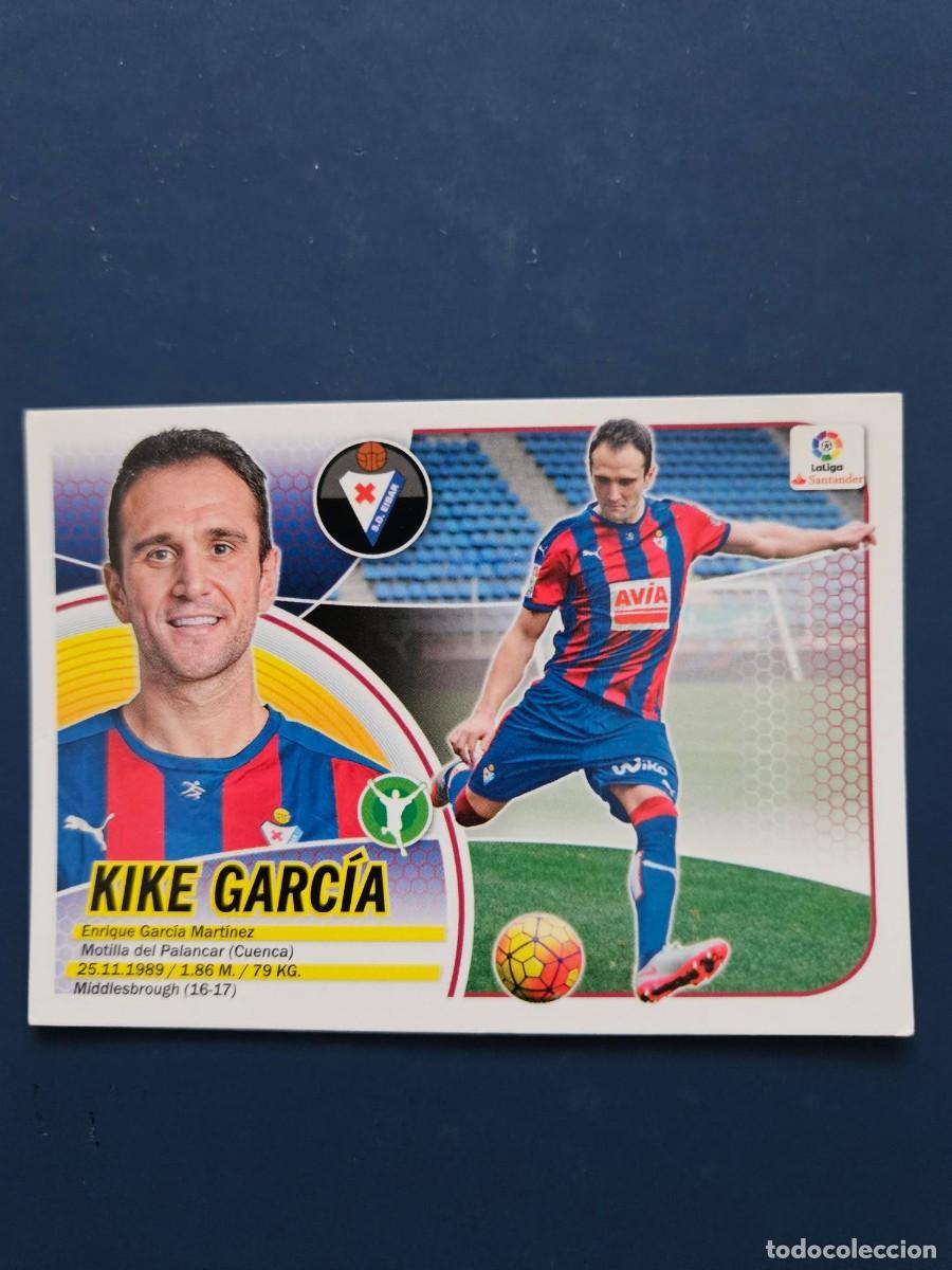 Cromos de f&uacute;tbol: N&ordm; 15 KIKE GARCIA EIBAR LOGO NUEVO LIGA ESTE 16 17 2016 2017 SIN PEGAR NUNCA PEGADO