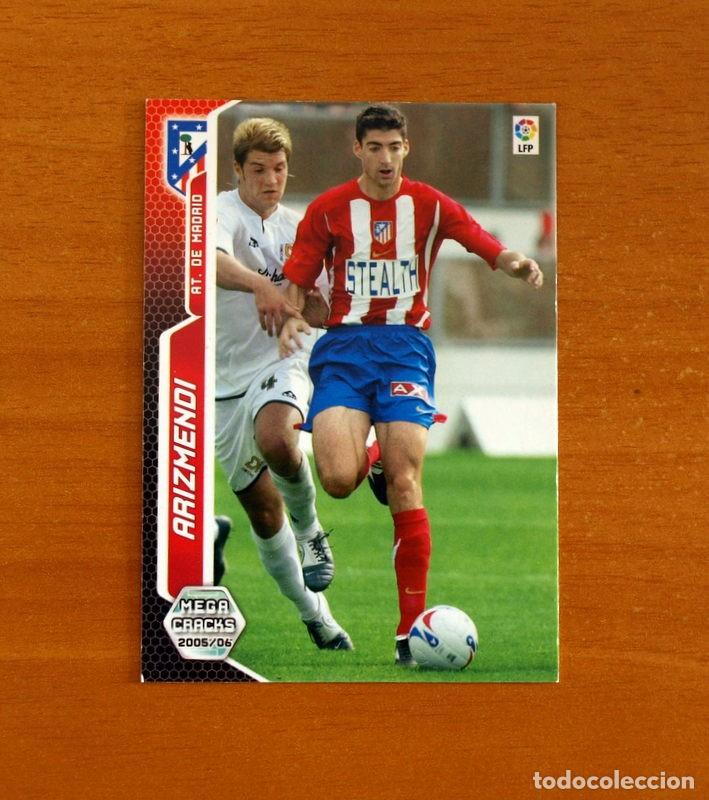 Cromos de f&uacute;tbol: Atl&eacute;tico de Madrid -N&ordm; 52 Arizmendi -Megacracks Las Fichas Liga 2005-2006-05-06 Mega Cracks Panini