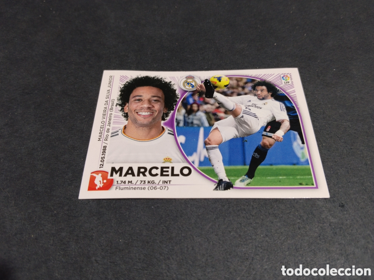 Cromos de f&uacute;tbol: Cromo futbol 2014-15 Marcelo, Real Madrid