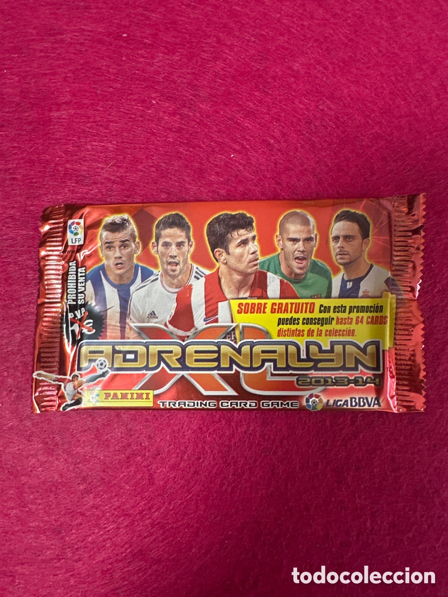 Cromos de f&uacute;tbol: SOBRE SIN ABRIR PROMOCIONAL(MODELO DIEGO COSTA)ADRENALYN 2013-14 13 14 PANINI TRADING CARDS