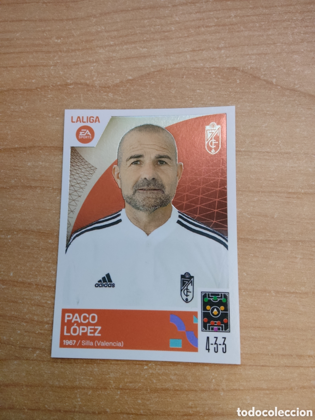 Cromos de f&uacute;tbol: 2 PACO LOPEZ GRANADA LIGA ESTE 2023 2024