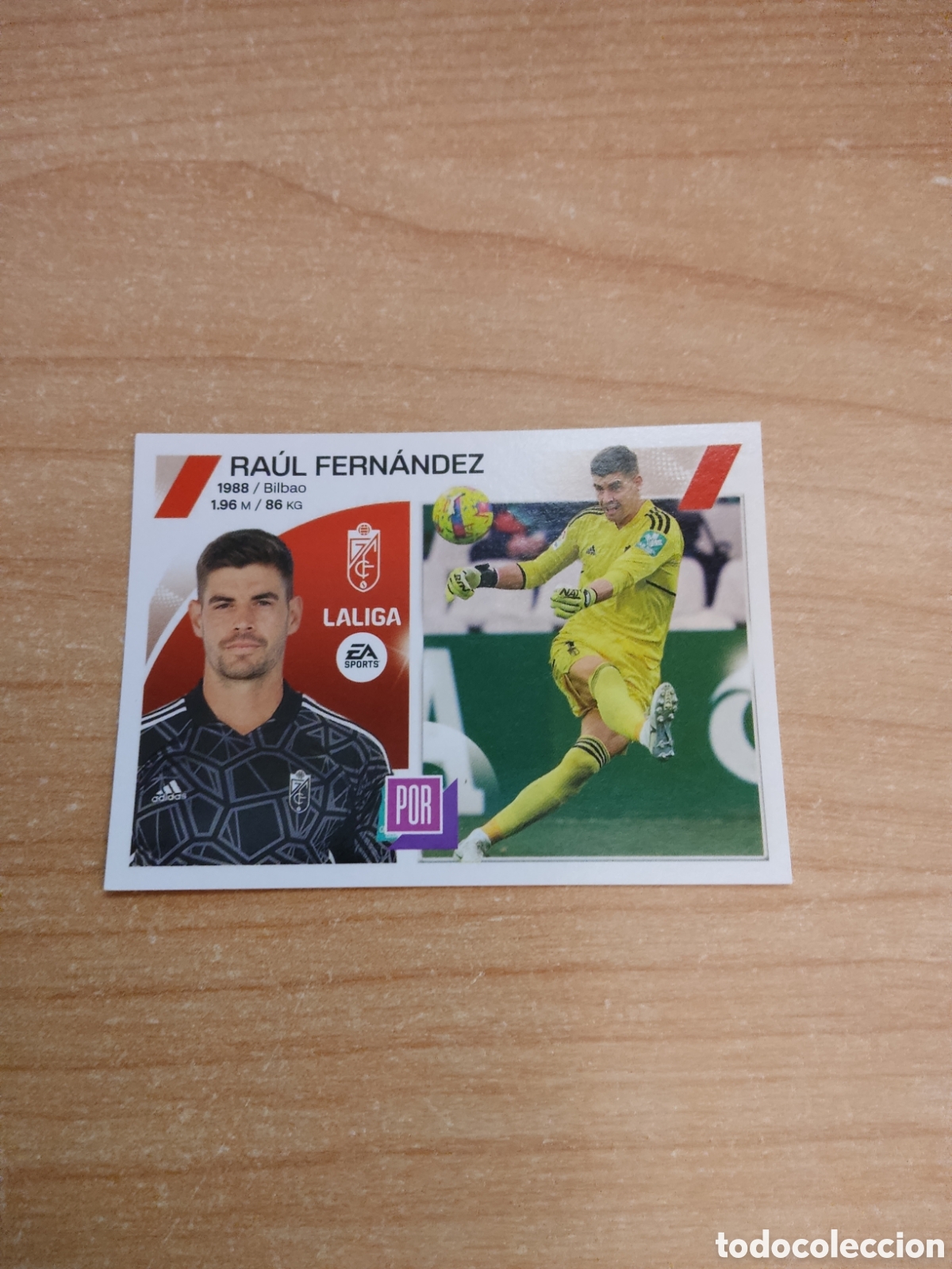 Fu&szlig;ball-Sticker: 3 RAUL FERNANDEZ GRANADA LIGA ESTE 2023 2024