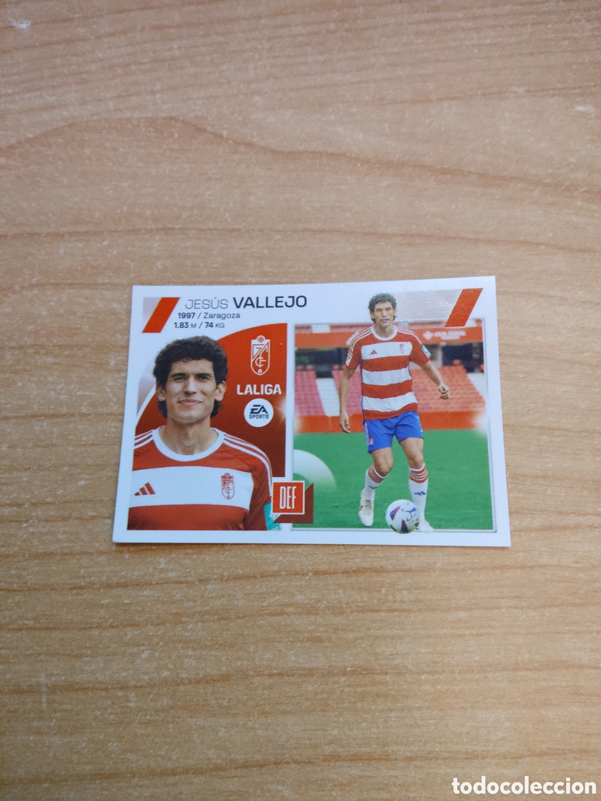 Cromos de f&uacute;tbol: 9 JESUS VALLEJO GRANADA LIGA ESTE 2023 2024