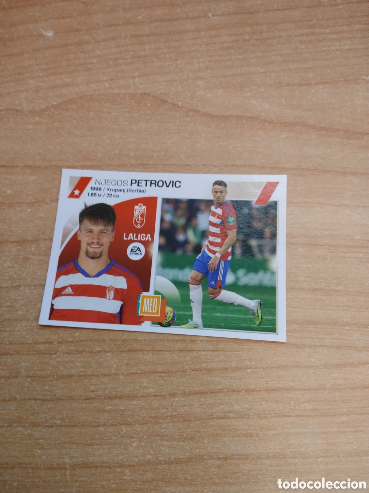 Cromos de f&uacute;tbol: 11 PETROVIC GRANADA LIGA ESTE 2023 2024