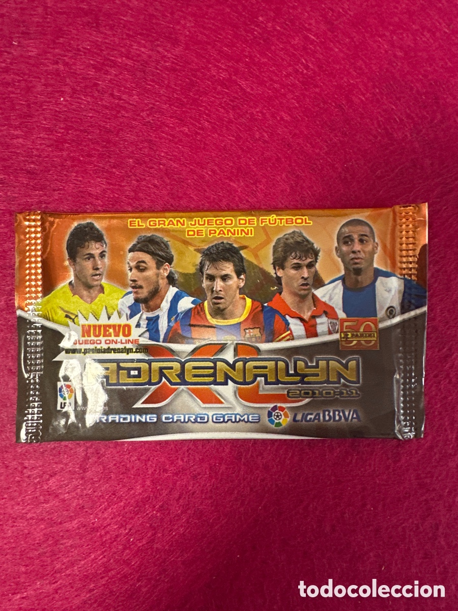 Cromos de Futebol: SOBRE SIN ABRIR(MODELO MESSI) ADENALYN 2010-2011 10 11 PANINI TRADING CARDS