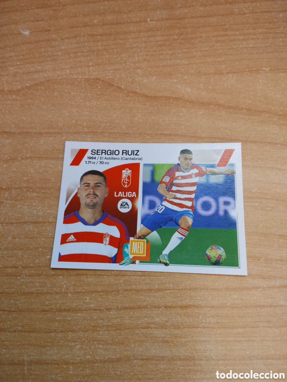 Cromos de f&uacute;tbol: 13 A SERGIO RUIZ GRANADA LIGA ESTE 2023 2024