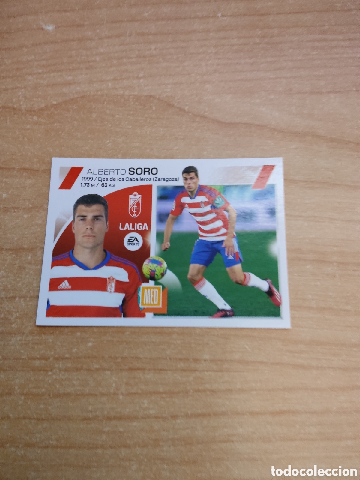 Cromos de f&uacute;tbol: 15 ALBERTO SORO GRANADA LIGA ESTE 2023 2024