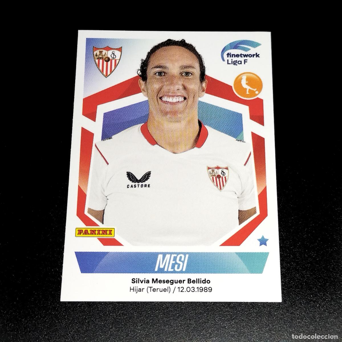 Cromos de f&uacute;tbol: N&ordm; 261 MESI SEVILLA CROMOS FINETWORK LIGA F FEMENINA PANINI 2022 2023 22 23
