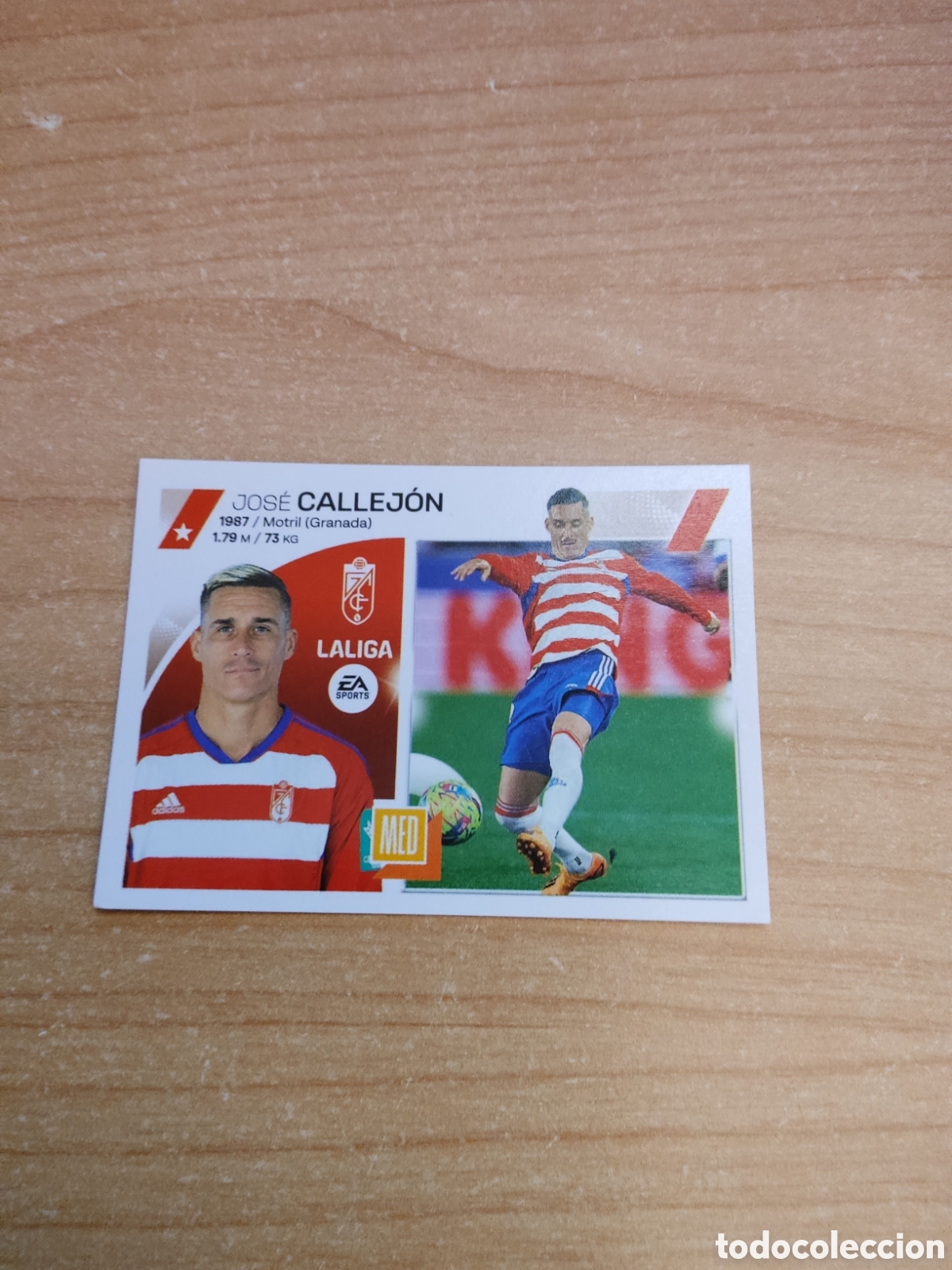Cromos de f&uacute;tbol: 16 JOSE CALLEJON GRANADA LIGA ESTE 2023 2024