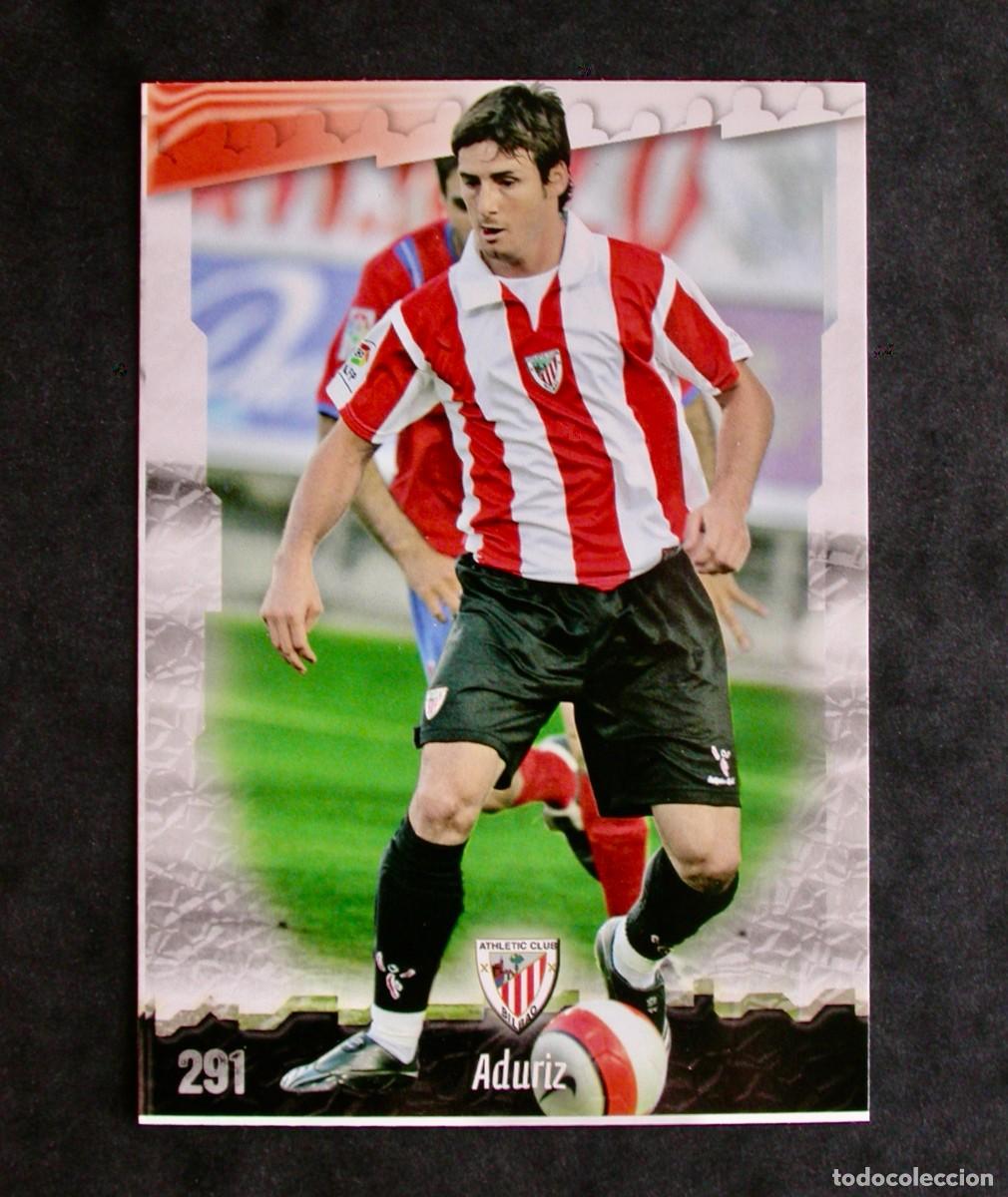 Cromos de f&uacute;tbol: 291 ADURIZ / BAJA / ATHLETIC / FICHAS DE LA LIGA 2008 2009 08 09 / MUNDICROMO