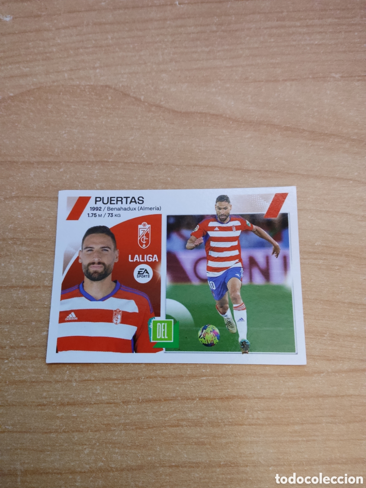 Cromos de f&uacute;tbol: 17 PUERTAS GRANADA LIGA ESTE 2023 2024