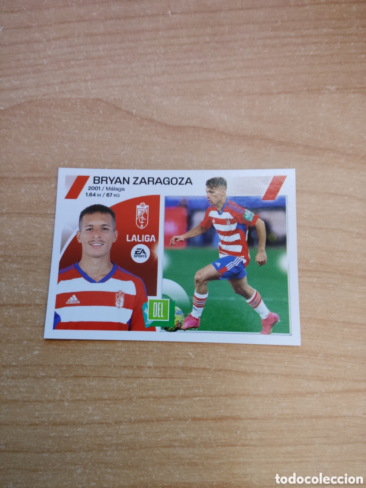 Cromos de f&uacute;tbol: 18 BRYAN ZARAGOZA GRANADA LIGA ESTE 2023 2024
