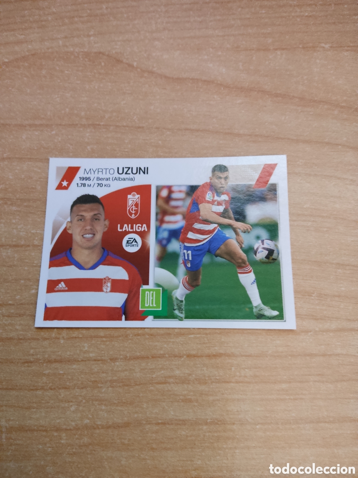 Cromos de f&uacute;tbol: 20 UZUNI GRANADA LIGA ESTE 2023 2024