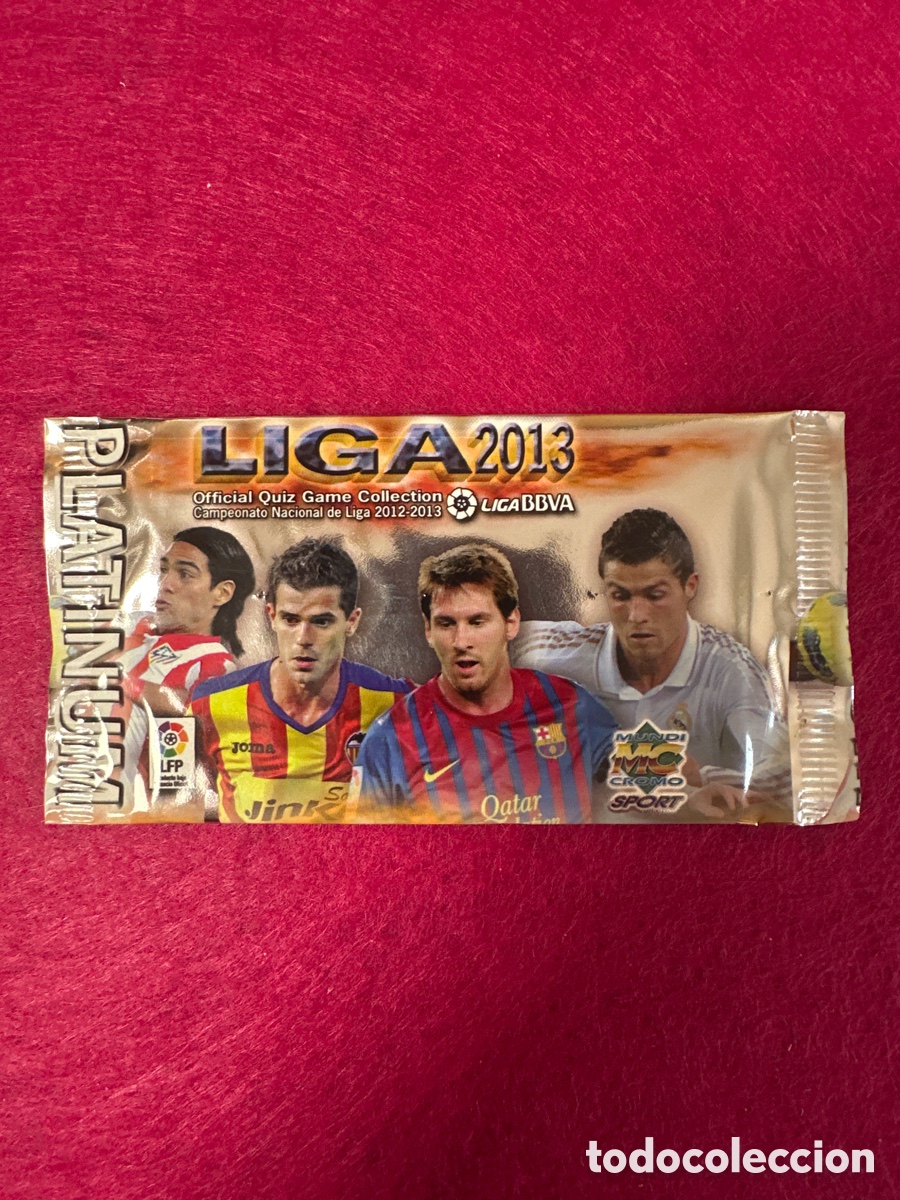 Fu&szlig;ball-Sticker: SOBRE SIN ABRIR LIGA 2013 PLATINUM MUNDICROMO 13 14 TRADING CARDS