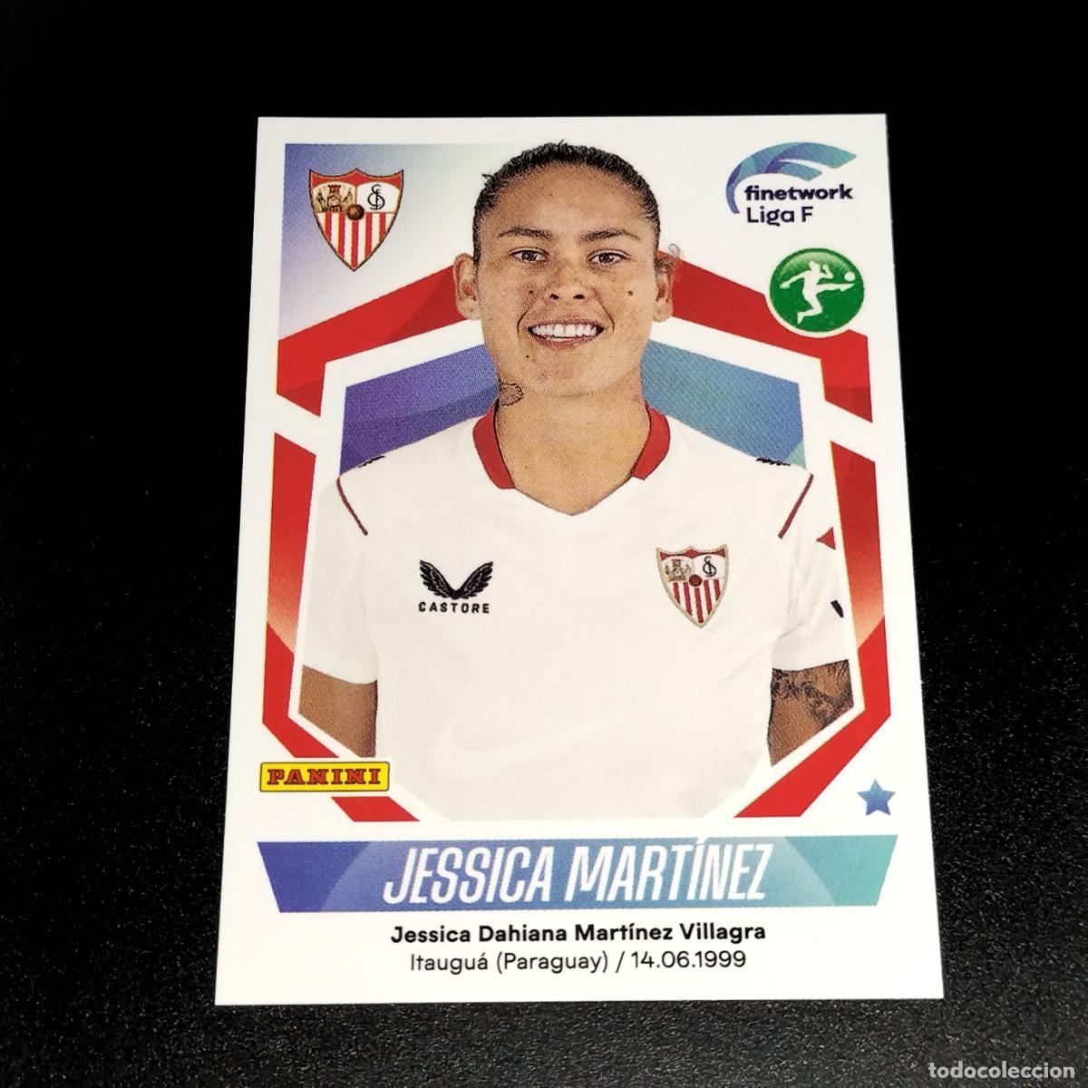 Fu&szlig;ball-Sticker: N&ordm; 267 JESSICA MARTINEZ SEVILLA CROMOS FINETWORK LIGA F FEMENINA PANINI 2022 2023 22 23