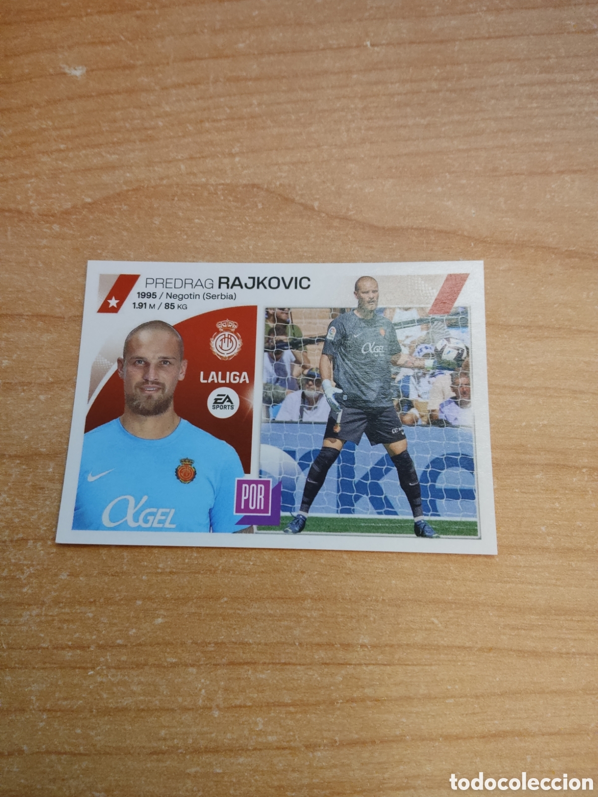 Fu&szlig;ball-Sticker: 3 RAJKOVIC MALLORCA LIGA ESTE 2023 2024