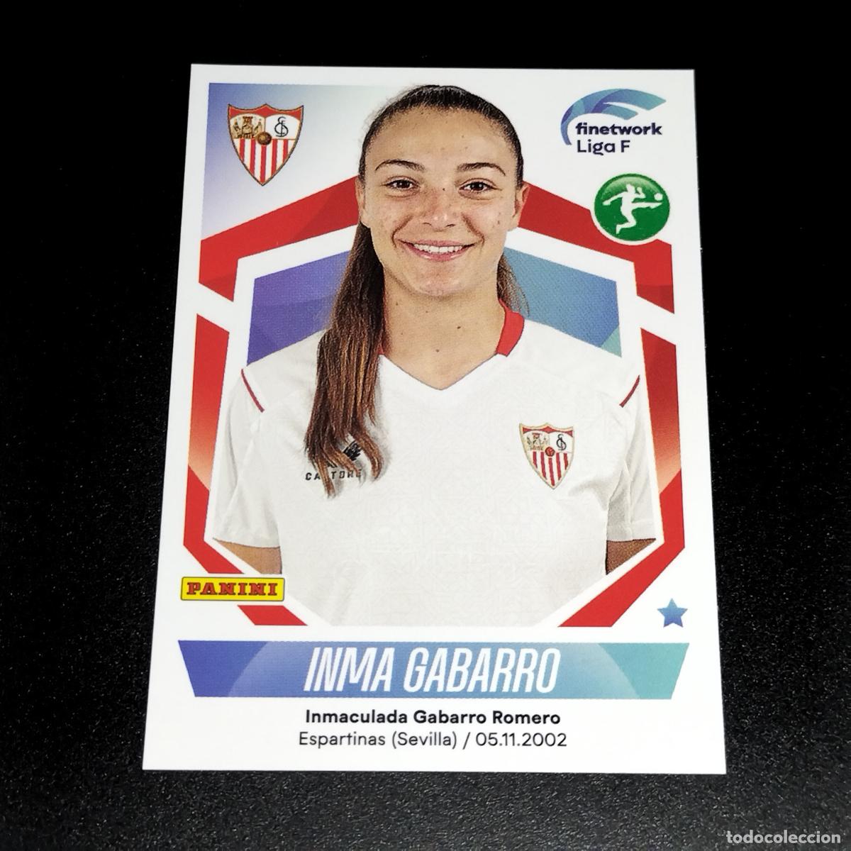 Fu&szlig;ball-Sticker: N&ordm; 270 INMA GABARRO SEVILLA CROMOS FINETWORK LIGA F FEMENINA PANINI 2022 2023 22 23