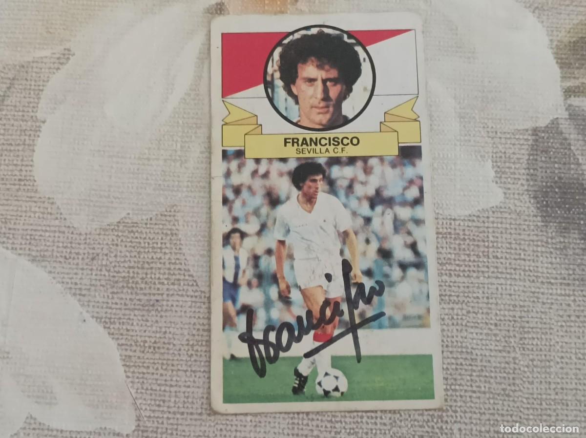 Cartes &agrave; collectionner de Football: Cromo firmado Francisco Sevilla