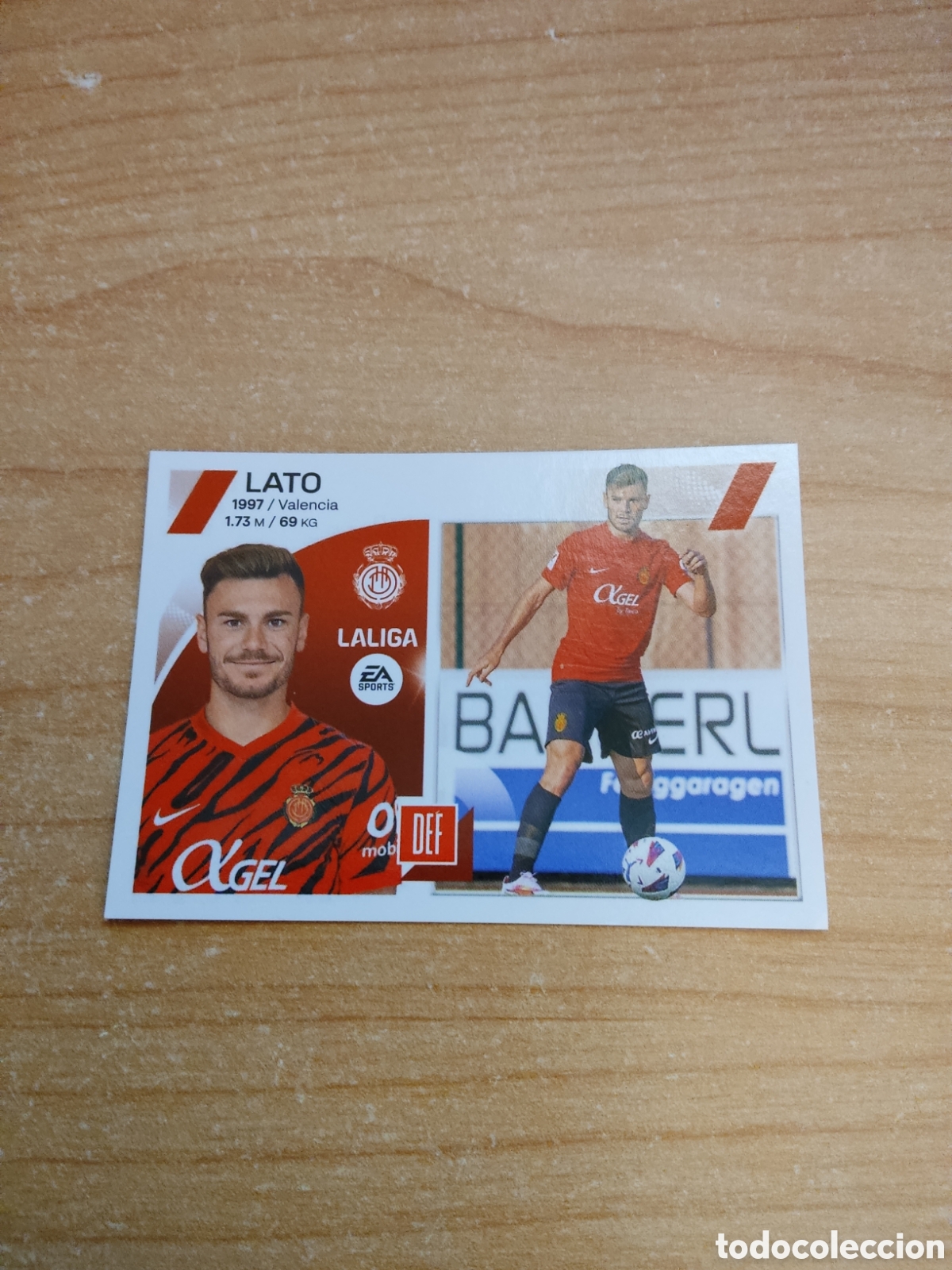 Cromos de f&uacute;tbol: 9 BIS LATO MALLORCA LIGA ESTE 2023 2024