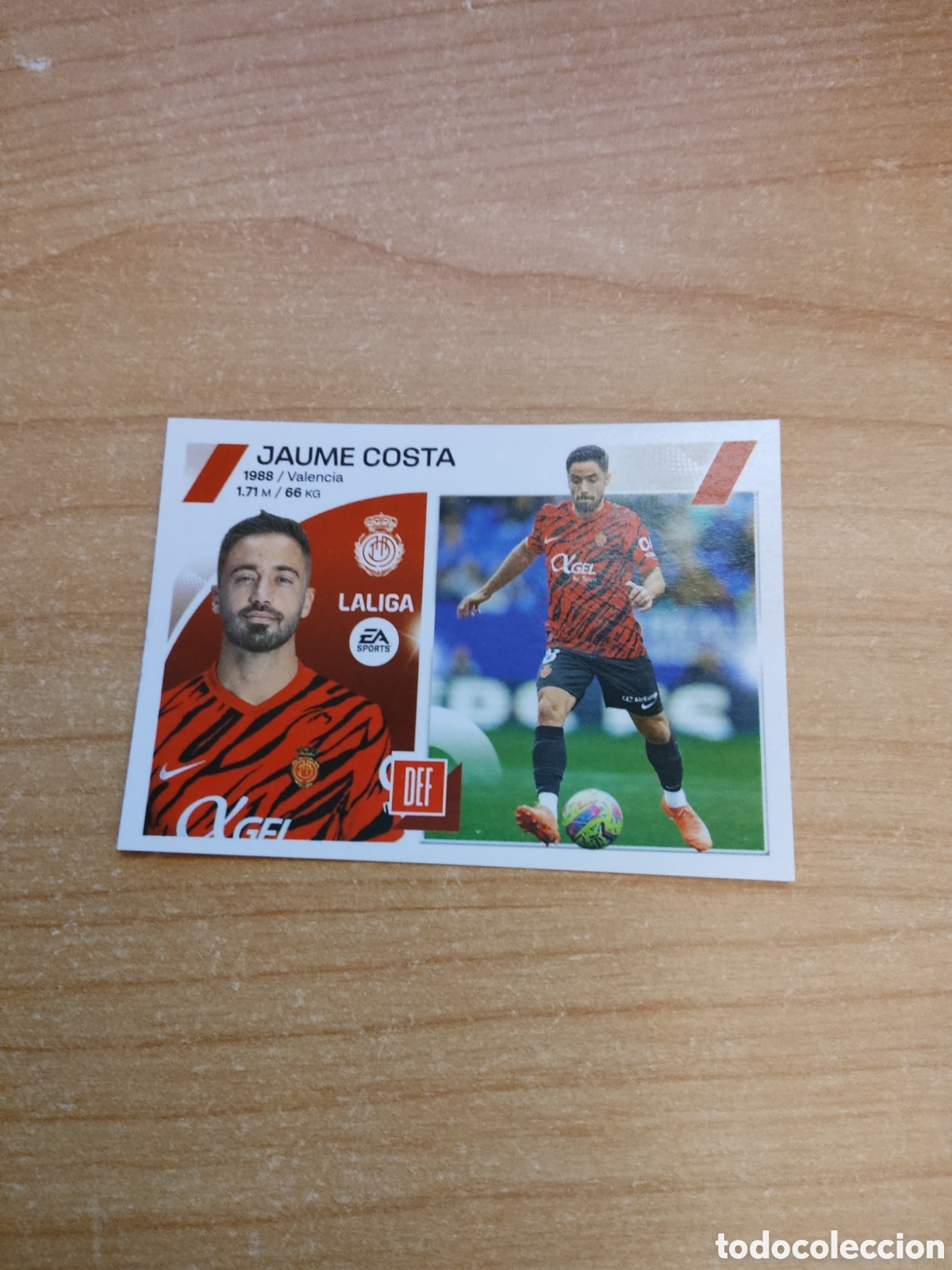 Cromos de f&uacute;tbol: 10 JAUME COSTA MALLORCA LIGA ESTE 2023 2024