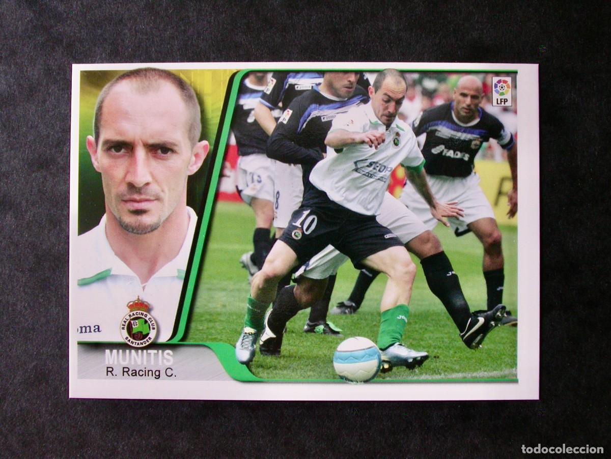 Cromos de f&uacute;tbol: 179 MUNITIS / RACING SANTANDER / EDICIONES ESTADIO 2008 / MUNDICROMO