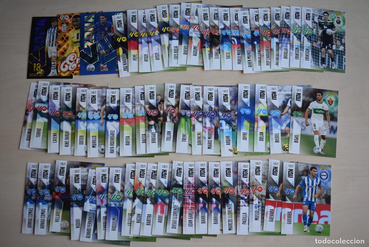 Cromos de f&uacute;tbol: Lote variado 61 cromos Megacracks 2026 2027. 26 27. Nuevos de sobre
