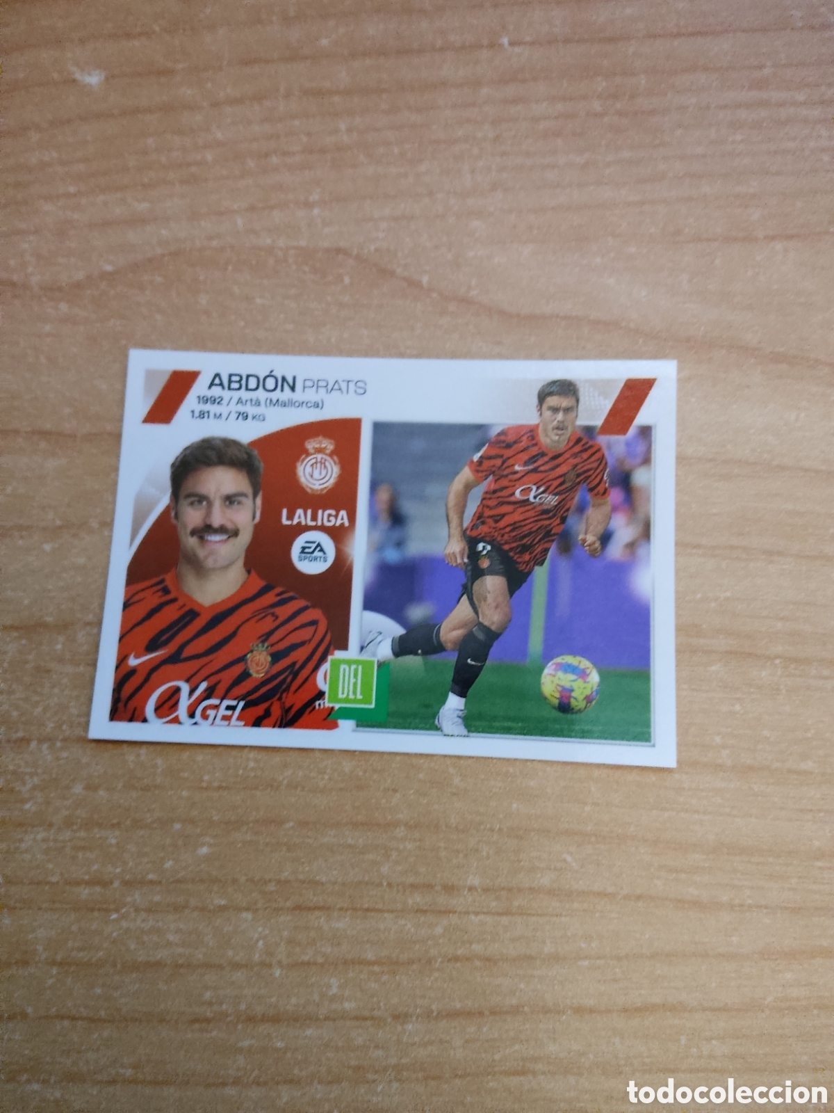 Cromos de f&uacute;tbol: 20 ABDON PRATS MALLORCA LIGA ESTE 2023 2024