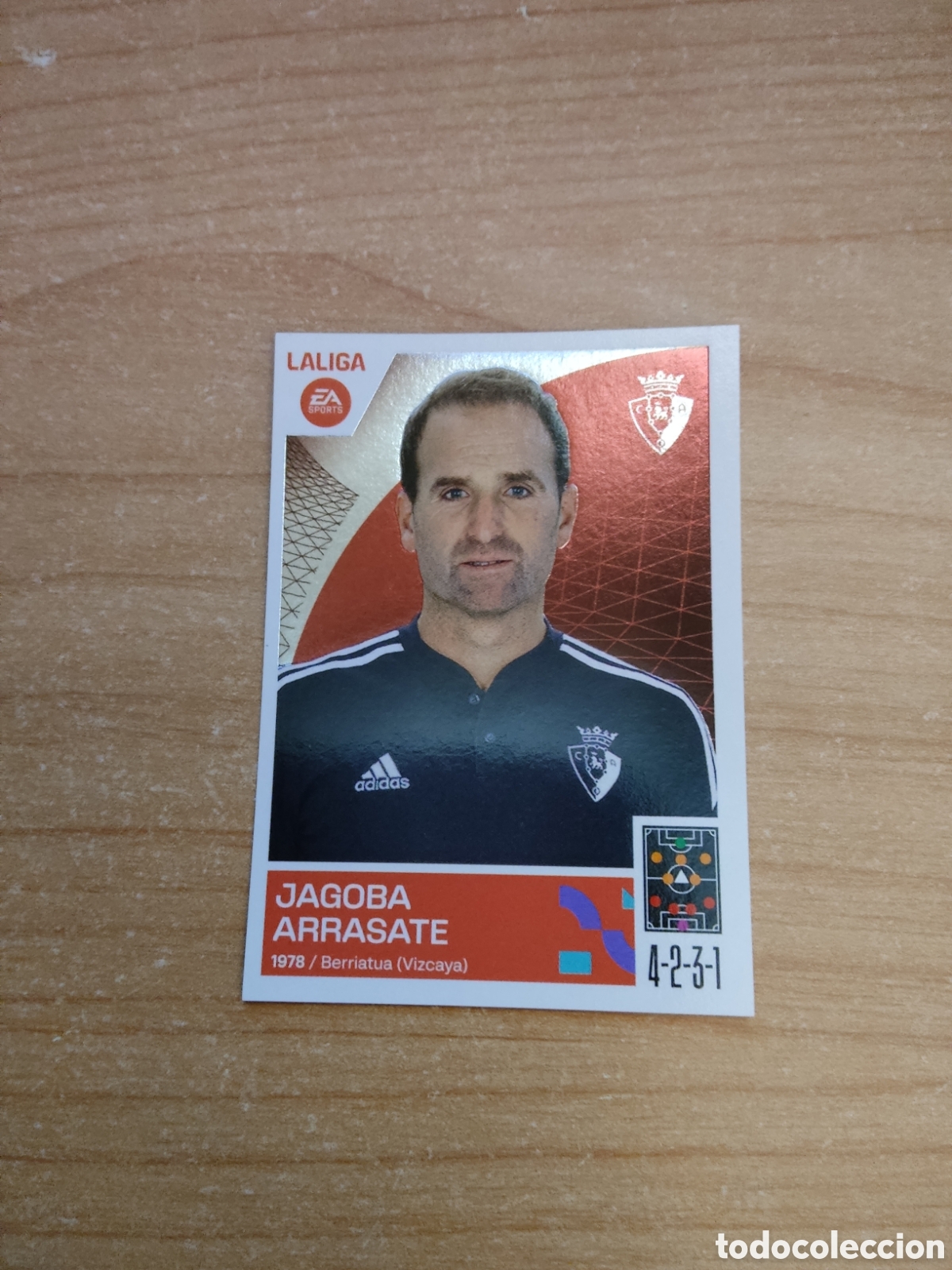 Fu&szlig;ball-Sticker: 2 JAGOBA ARRASATE OSASUNA LIGA ESTE 2023 2024