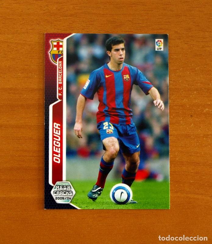 Fu&szlig;ball-Sticker: Barcelona -N&ordm; 59 Oleguer -Megacracks Las Fichas Liga 2005-2006-05-06 Mega Cracks Panini