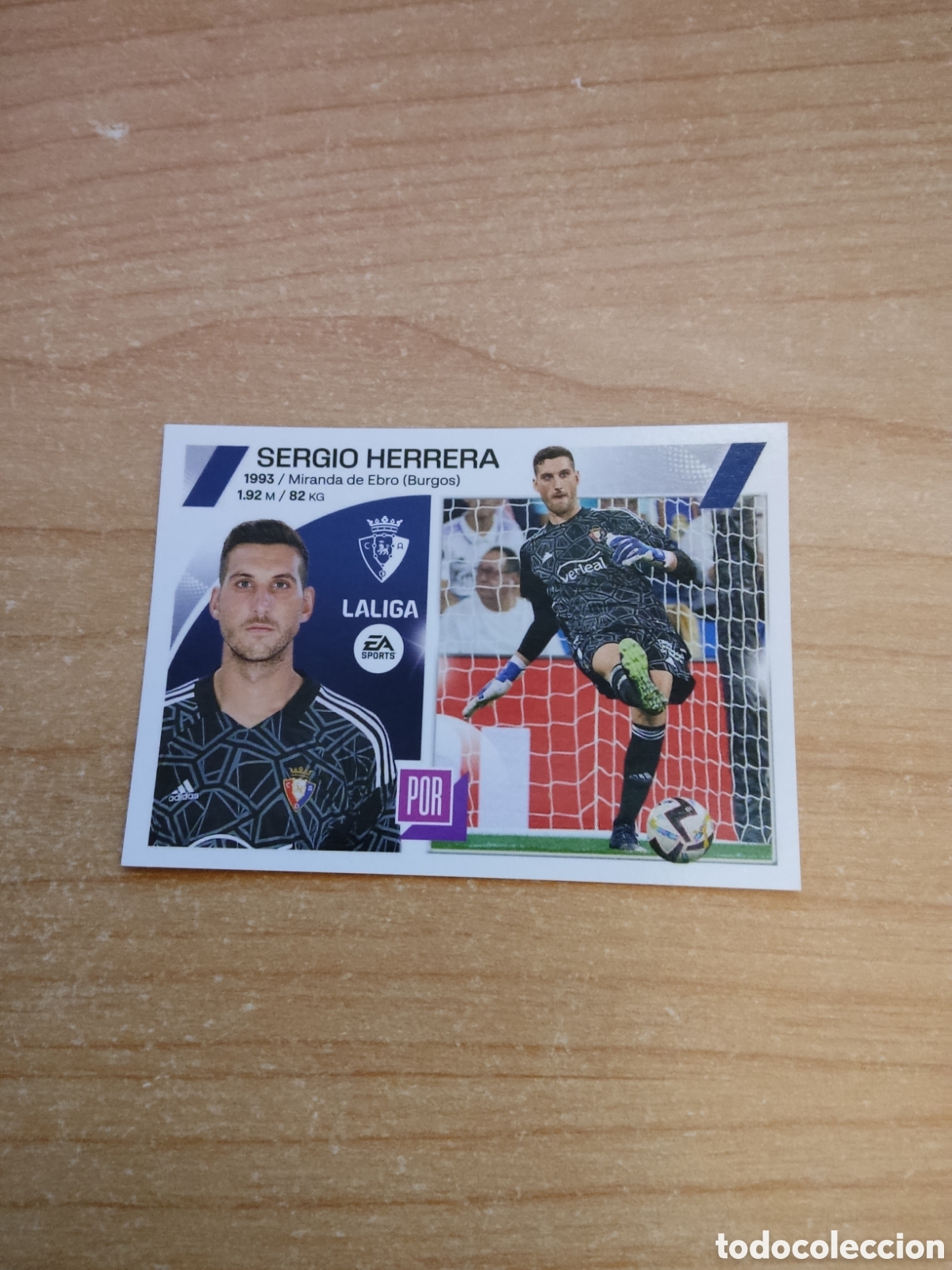 Fu&szlig;ball-Sticker: 3 SERGIO HERRERA OSASUNA LIGA ESTE 2023 2024