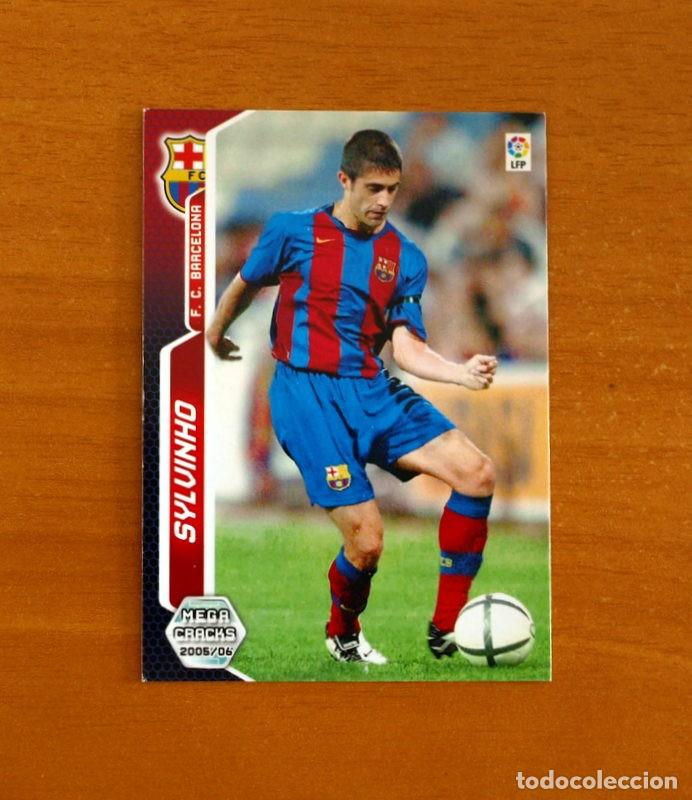 Fu&szlig;ball-Sticker: Barcelona -N&ordm; 61 Sylvinho -Megacracks Las Fichas Liga 2005-2006-05-06 Mega Cracks Panini