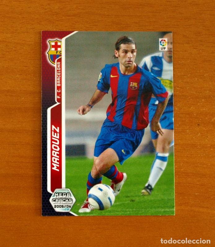 Fu&szlig;ball-Sticker: Barcelona -N&ordm; 62 M&aacute;rquez -Megacracks Las Fichas Liga 2005-2006-05-06 Mega Cracks Panini