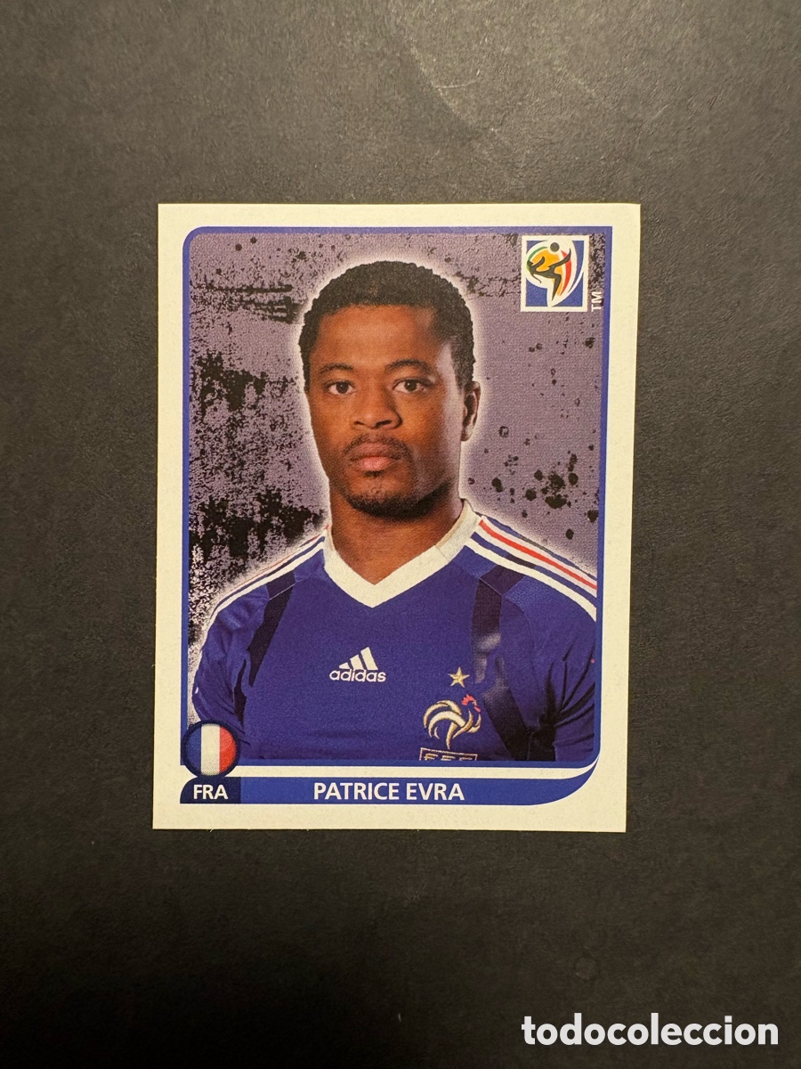 Cromos de f&uacute;tbol: 94 EVRA FRANCIA PANINI 2010 SOUTH AFRICA MUNDIAL SUDAFRICA FUTBOL 10 - SIN PEGAR - BL