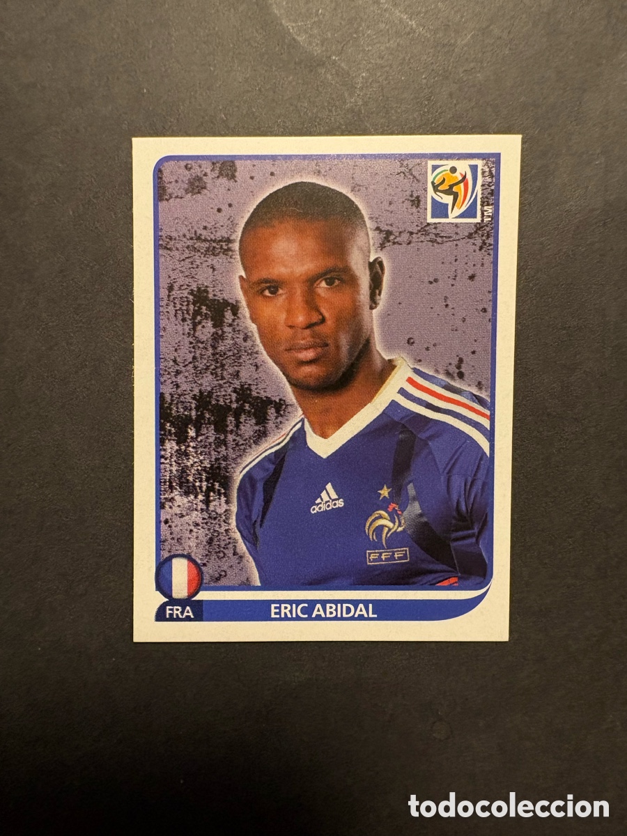 Cromos de f&uacute;tbol: 92 ABIDAL FRANCIA PANINI 2010 SOUTH AFRICA MUNDIAL SUDAFRICA FUTBOL 10 - SIN PEGAR - BL