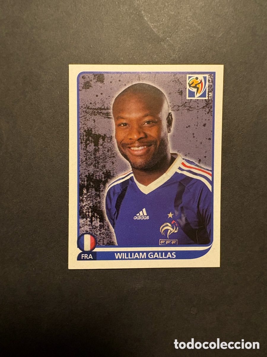 Cromos de f&uacute;tbol: 91 GALLAS FRANCIA PANINI 2010 SOUTH AFRICA MUNDIAL SUDAFRICA FUTBOL 10 - SIN PEGAR - BL