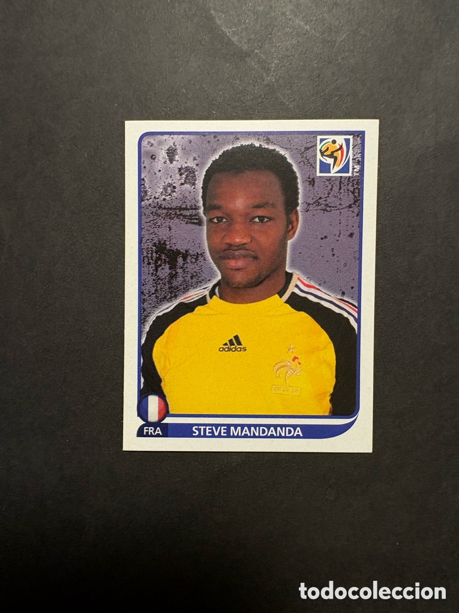 Cromos de f&uacute;tbol: 90 MANDANDA FRANCIA PANINI 2010 SOUTH AFRICA MUNDIAL SUDAFRICA FUTBOL 10 - SIN PEGAR - BL