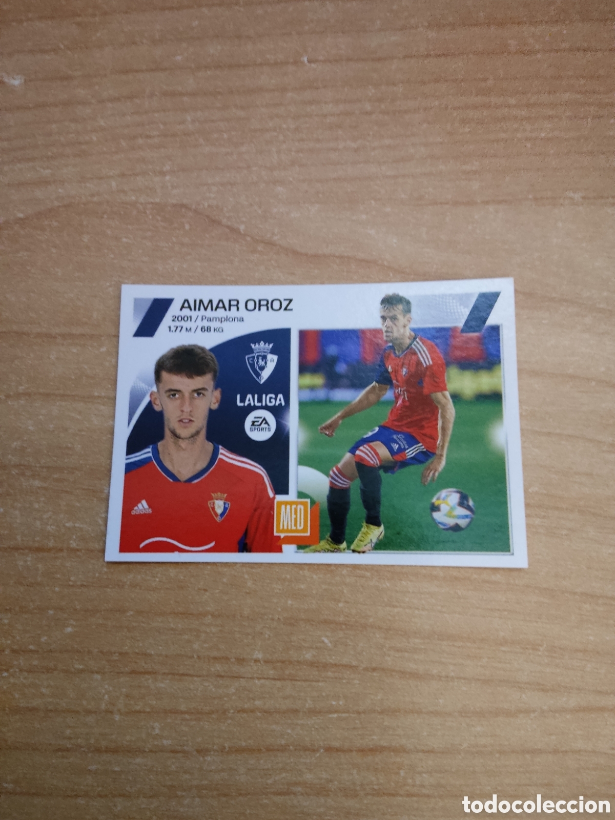 Cromos de f&uacute;tbol: 16 AIMAR OROZ OSASUNA LIGA ESTE 2023 2024