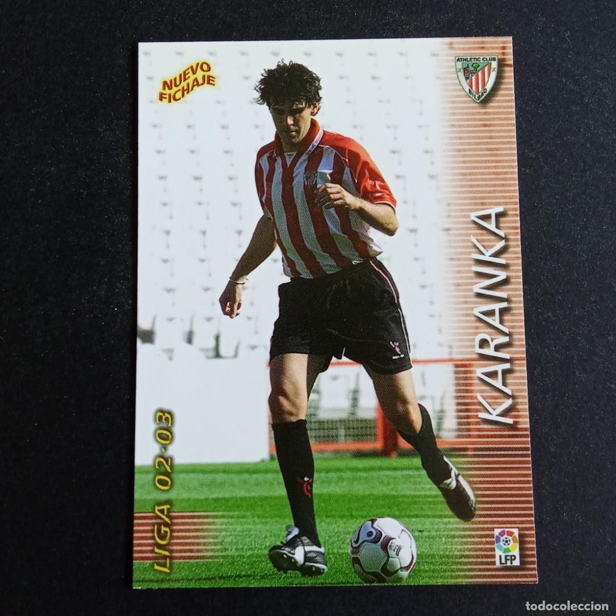 Cromos de f&uacute;tbol: 386 KARANKA ATHLETIC BILBAO LIGA 2002 2003 02 03 MEGAFICHAS PANINI